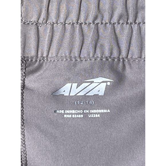 Avia Running Shorts With A Bike Liner Women’s L (12-14) Leopard Print - Picture 2 of 7